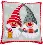 PN-0171685 Vervaco Cross Stitch Cushion "Christmas gnomes"