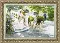 BT-194 Counted cross stitch kit Crystal Art "Early visit"