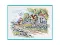 03240 Counted cross stitch kit DIMENSIONS "Cottages by the Sea"