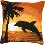 PN-0008681 Cross stitch kit (pillow) Vervaco "Dolphin"