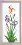 BT-001 Counted cross stitch kit Crystal Art "Fragrant iris"