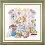 Cross-stitch kit M-274 "Young needlewoman"