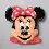 PN-0014641 Vervaco Latch Hook Shaped Rug Disney "Minnie Mouse"