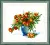 BT-166 Counted cross stitch kit Crystal Art "Marigold"