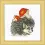 BT-018 Counted cross stitch kit Crystal Art "Practical hedgehog"