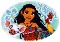 PN-0168698 Vervaco Latch Hook Shaped Rug Disney Vaiana "Moana"