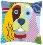 PN-0156109 Vervaco Cross Stitch Cushion "Modern dog" 