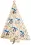 F-092 New Year's decoration kit "Elegant Christmas tree"