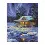 71-20072 Gobelin stitching kit DIMENSIONS "Winter Sky Cabin"