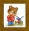 BT-017 Counted cross stitch kit Crystal Art "Prize for teddy-bear"