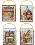 70-08954 Counted cross stitch kit DIMENSIONS "Winter Village Ornaments"