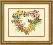 70-35336 Counted cross stitch kit DIMENSIONS "Wildflower Wreath"