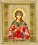 Rhinestone decoration kit KC-124 "The Icon of St. Martyr Lyubov"