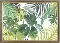 BT-228 Counted cross stitch kit Crystal Art Set of pictures "Tropical leaves"