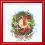 BT-079 Counted cross stitch kit Crystal Art "Christmas tea"