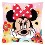 PN-0167643 Vervaco Cross Stitch Cushion Disney "Minnie Daydreaming"