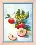 BT-502 Embellished stitch kit Crystal Art "Aquarel apples"