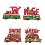 70-08974 Counted cross stitch kit DIMENSIONS "Holiday Truck Ornaments"