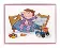 BT-029 Counted cross stitch kit Crystal Art "Little brigand"