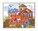 BT-092 Counted cross stitch kit Crystal Art "At the roof"
