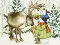 70-08947 Counted cross stitch kit DIMENSIONS "Ornamental Reindeer" 
