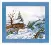 BT-513 Embellished stitch kit Crystal Art "Warm winter"
