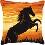 PN-0008758 Cross stitch kit (pillow) Vervaco "Stallion"