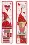 PN-0165984 Cross stitch kit (bookmark) Vervaco "Christmas gnomes"