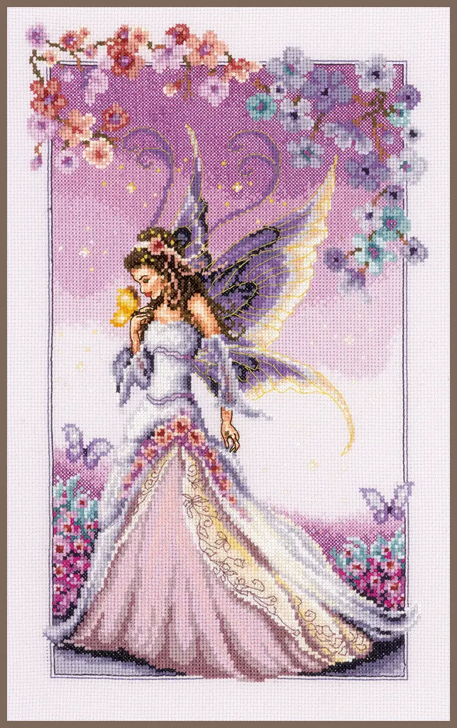 PN-0145024 Набор для вышивки крестом Vervaco Lilac fairy "Фея в лиловом платье". Catalog. Kits