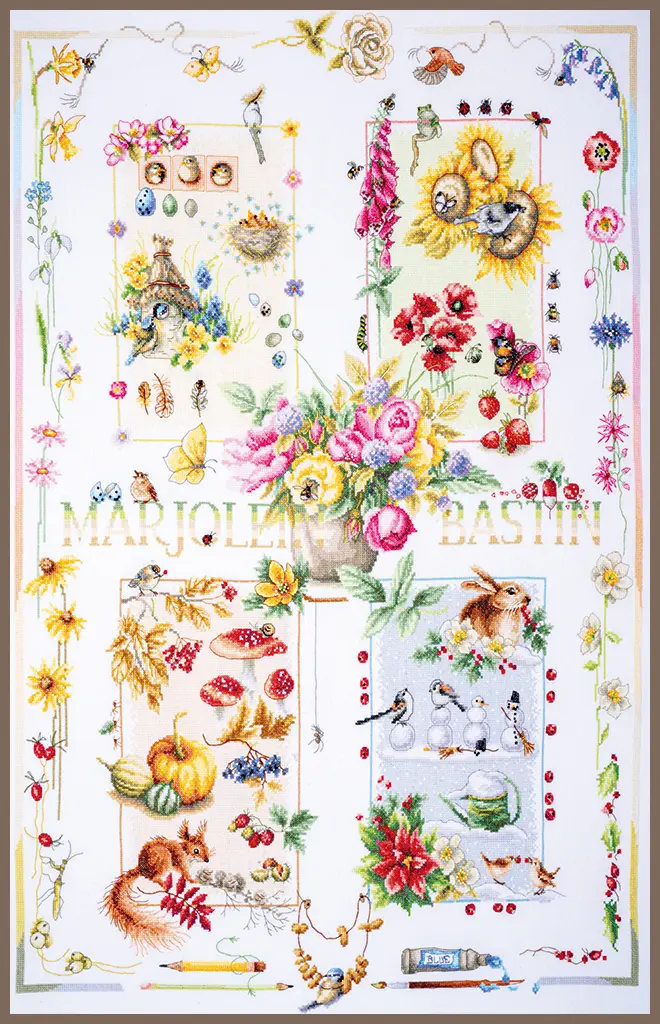 PN-0188067 Набор для вышивки крестом LanArte "Four seasons". Catalog. Kits