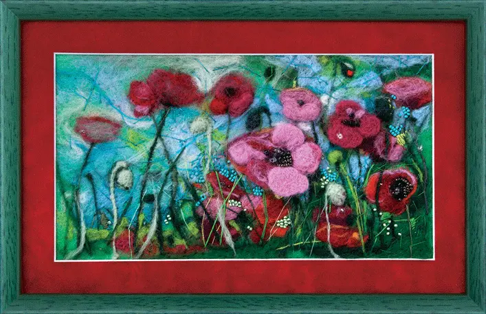 Набор для валяния картины Чарівна Мить В-45 "Маки". Catalog. Kits