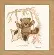 PN-0011188 Набор для вышивки крестом Vervaco Bear Swing "Мишка на качелях". Catalog. Kits