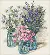 35122 Набор для вышивания крестом DIMENSIONS Wildflower Trio "Трио цветов". Catalog. Kits