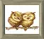 ВТ-059 Набор для вышивания крестом Crystal Art "Маленькие совушки". Catalog. Kits