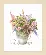 PN-0158325 Набор для вышивки крестом LanArte Bouquet of flowers in bucket "Букет цветов в ведерке". Catalog. Kits