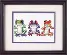 16758 Набор для вышивания крестом DIMENSIONS Tree Frog Trio "Трио лягушек". Catalog. Kits