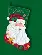 08124 Набор для вышивания крестом DIMENSIONS Sequined Santa. Stocking "Санта в блестках. Чулок". Catalog. Kits