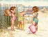 35216 Набор для вышивания крестом DIMENSIONS Beach Babies "Девочки на пляже". Catalog. Kits