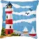PN-0008601 Набор для вышивания крестом (подушка) Vervaco Seascape "Маяк". Catalog. Kits