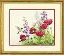 70-35344 Набор для вышивания крестом DIMENSIONS Hummingbird & poppies "Колибри и маки". Catalog. Kits