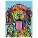 73-91695 Набор для рисования карандашами по номерам Colorful Dog "Разноцветный пес" Dimensions. Catalog. Kits
