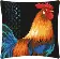 PN-0156228 Набор для вышивания крестом (подушка) Vervaco Rooster "Петух". Catalog. Kits