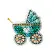 БП-304 Набор для изготовления броши Crystal Art "Коляска". Catalog. Kits