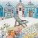 70-35446 Набір для вишивання хрестиком Beach huts/Пляжні хатини DIMENSIONS. Catalog. Kits