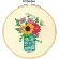 72-76294 Набор для вышивания гладью DIMENSIONS Flower jar "Цветочная банка". Catalog. Kits