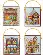 70-08954 Набор для вышивания крестом DIMENSIONS Winter Village Ornaments "Рождественские украшения - Зимнее село". Catalog. Kits