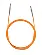 10634 Кабель Orange (Оранжевый) для создания круговых спиц длиной 80 см KnitPro. Catalog. Knitting. KnitPro accessories