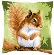 PN-0157491 Набор для вышивания крестом (подушка) Vervaco Squirrel "Белка". Catalog. Kits