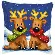 PN-0008726 Набор для вышивания крестом (подушка) Vervaco Reindeer Twins "Олени". Catalog. Kits