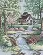 35027 Набор для вышивания крестом DIMENSIONS Peaceful Stream "Умиротворяющий поток". Catalog. Kits